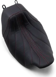 Mustang Black w Red Gravity Stitch Revere Journey Solo Seat