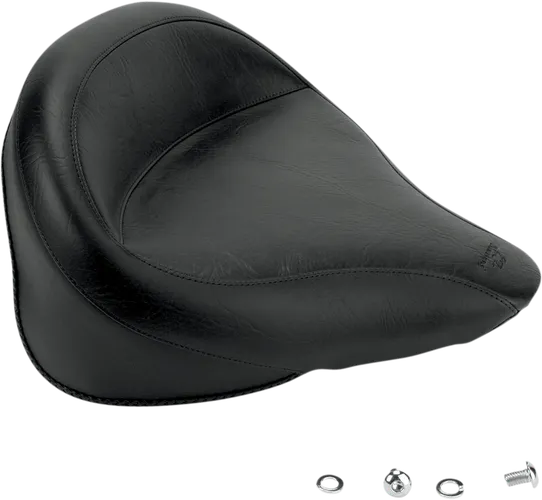 Mustang Black Wide Touring Front Solo Driver Seat