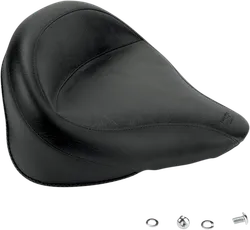 Mustang Black Wide Touring Front Solo Driver Seat