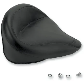 Mustang Black Wide Touring Rear Pillion Seat
