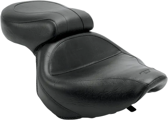 Mustang Black Vintage 2 Up Wide Touring 1pc Seat
