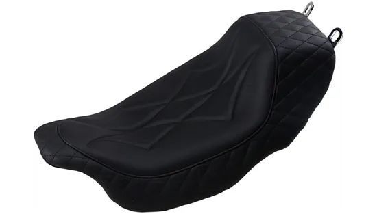 Mustang Black Diamond Stitch Revere Journey Solo Seat