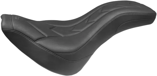 Mustang Black Apex Stitch 2Up Tripper Fastback 1Pc Seat