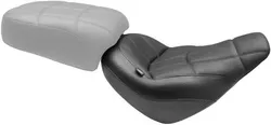 Mustang Black Cube Stitch Touring Solo Driver Seat