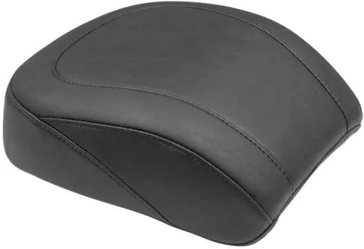Mustang Black Wide Tripper Rear Passenger Pillion Seat 1