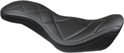 Mustang Black Carbon Gunmetal Stitch Super Tripper 1 pc Seat