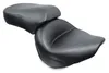 Mustang Black Vintage 2 Up Wide Touring 1pc Seat