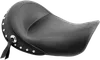 Mustang Black Studded Touring Solo Seat w Conchos