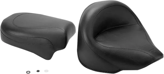 Mustang Black Vintage 2 Up Wide Touring 2pc Seat