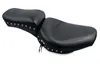 Mustang Black Studded Touring 1pc Seat w Conchos