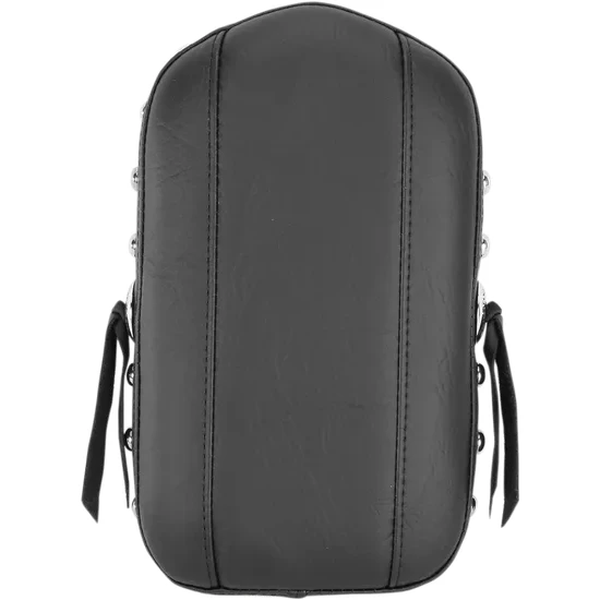 Mustang Black Studded Medallion Style Sissy Bar Pad 6.5" x 11" 2