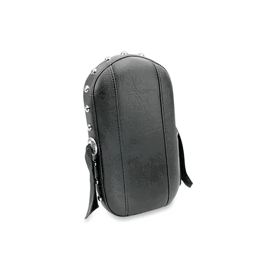 Mustang Black Studded Medallion Style Sissy Bar Pad 6.5" x 11" 4