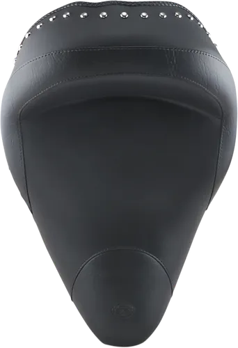 Mustang Black Studded Touring Solo Seat w Conchos