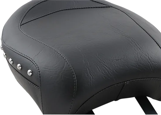 Mustang Black Studded Solo Touring Rear Passenger Seat 2