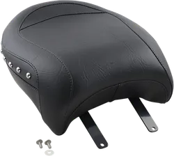 Mustang Black Studded Solo Touring Rear Passenger Seat