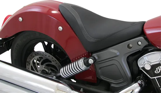 Mustang Black Runaround Front Solo Driver Seat 5