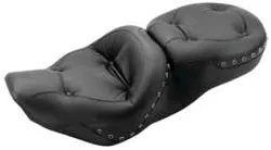 Mustang Black Pearl Studded Regal Touring 1pc Seat
