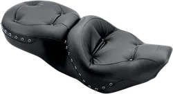 Mustang Black Pearl Studded Regal Touring 1pc Seat