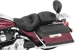 Mustang Black Pearl Studded Regal Touring 1pc Seat