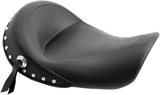 Mustang Black Studded Touring Solo Seat Conchos