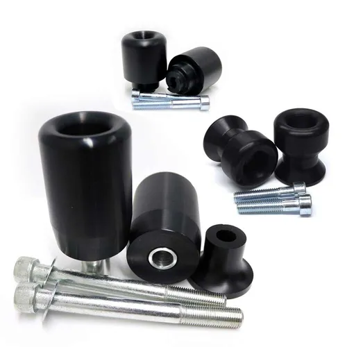 Shogun Standard Black Frame Sliders Engine Guards Full Kit
