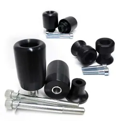 Shogun Standard Black Frame Sliders Engine Guards Full Kit