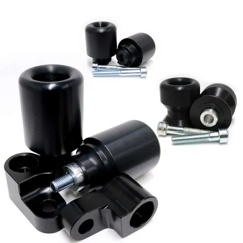 Shogun Standard Black Frame Sliders Engine Guards Full Kit 1