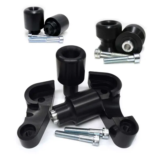 Shogun Standard Black Frame Sliders Engine Guards Full Kit