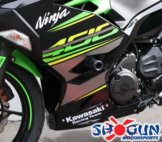 Shogun Standard Black Frame Sliders Engine Guards Full Kit