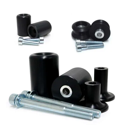 Shogun Standard Black Frame Sliders Engine Guards Full Kit