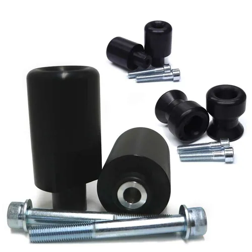 Shogun Standard Black Frame Sliders Engine Guards Full Kit