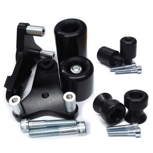 Shogun Standard Black Frame Sliders Engine Guards Full Kit