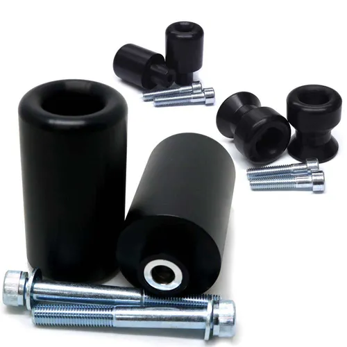 Shogun Standard Black Frame Sliders Engine Guards Full Kit