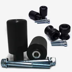 Shogun Standard Black Frame Sliders Engine Guards Full Kit