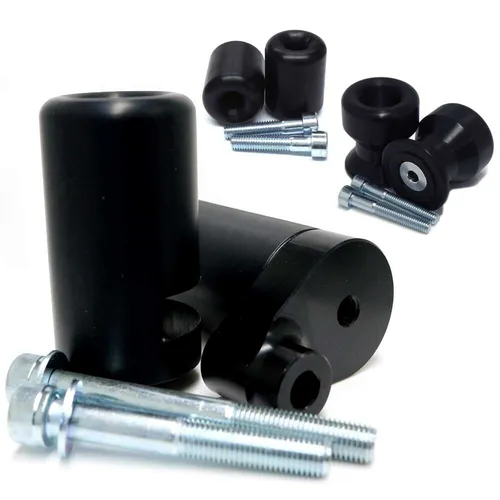 Shogun Standard Black Frame Sliders Engine Guards Full Kit