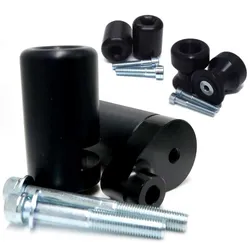 Shogun Standard Black Frame Sliders Engine Guards Full Kit