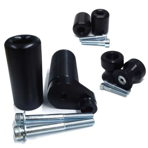 Shogun Standard Black Frame Sliders Engine Guards Full Kit