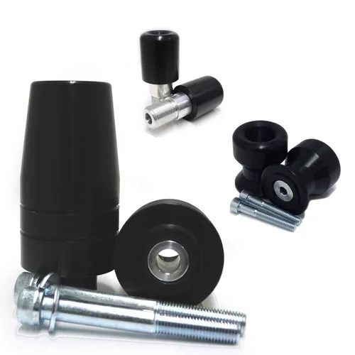 Shogun Standard Black Frame Sliders Engine Guards Full Kit