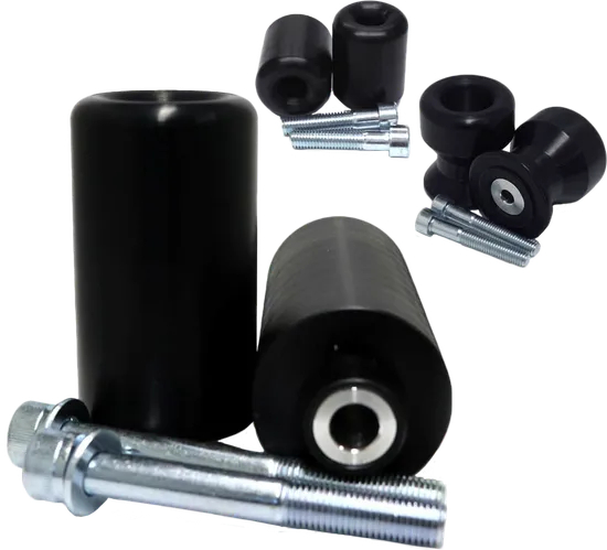 Shogun Standard Black Frame Sliders Engine Guards Full Kit