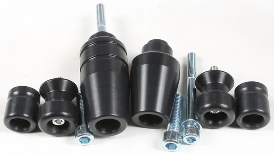 Shogun Standard Black Frame Sliders Engine Guards Full Kit