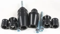 Shogun Standard Black Frame Sliders Engine Guards Full Kit