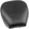 Mustang Black Studded Wide Touring Rear Passenger Pillion Seat