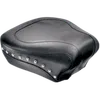 Mustang Black Studded Wide Touring Rear Passenger Pillion Seat