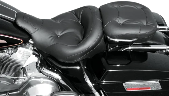 Mustang Black Regal 2 Up Wide Touring Seat