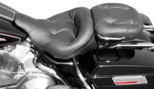 Mustang Black Regal 2 Up Wide Touring Seat