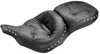 Mustang Black Studded Regal 2 Up Wide Touring Seat