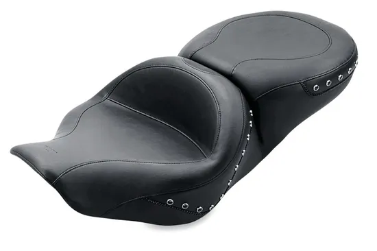 Mustang Black Studded Touring 1pc Seat