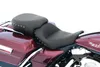 Mustang Black Pearl Studded Touring Solo Driver Seat