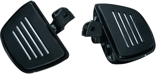 Kuryakyn Premium Black Mini Floor Boards with Comfort Drop Mount