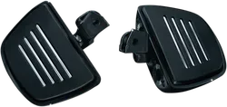 Kuryakyn Premium Black Mini Floor Boards with Comfort Drop Mount